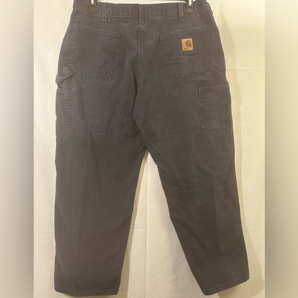 Carhartt Other - Carhartt Vintage 90’s Blue Heavyweight Canvas Carpenter Pants Size 36
